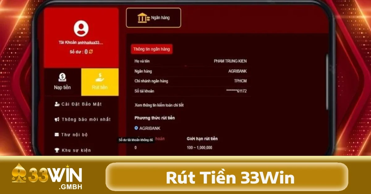 Tại 33Win, hệ thống thanh toán khá đa dạng, phù hợp với nhiều đối tượng người chơi từ truyền thống đến hiện đại.