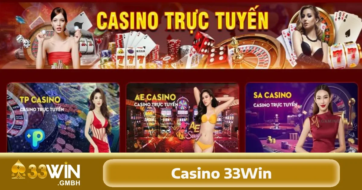 Bước vào thế giới của Casino 33Win, bạn sẽ ngay lập tức bị cuốn hút bởi vô số trò chơi đẳng cấp