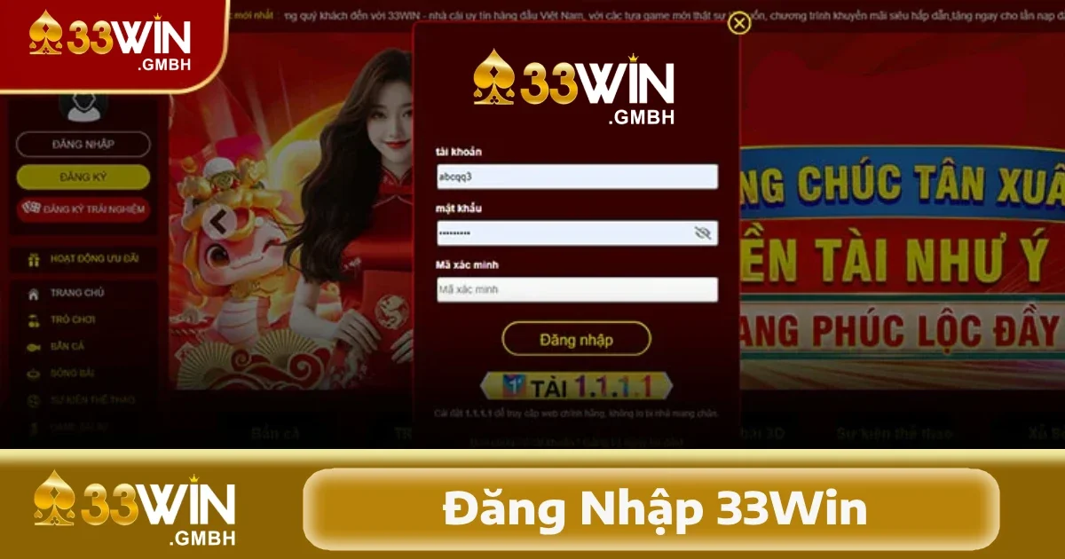 Các phương thức đăng nhập 33Win người chơi có thể dùng