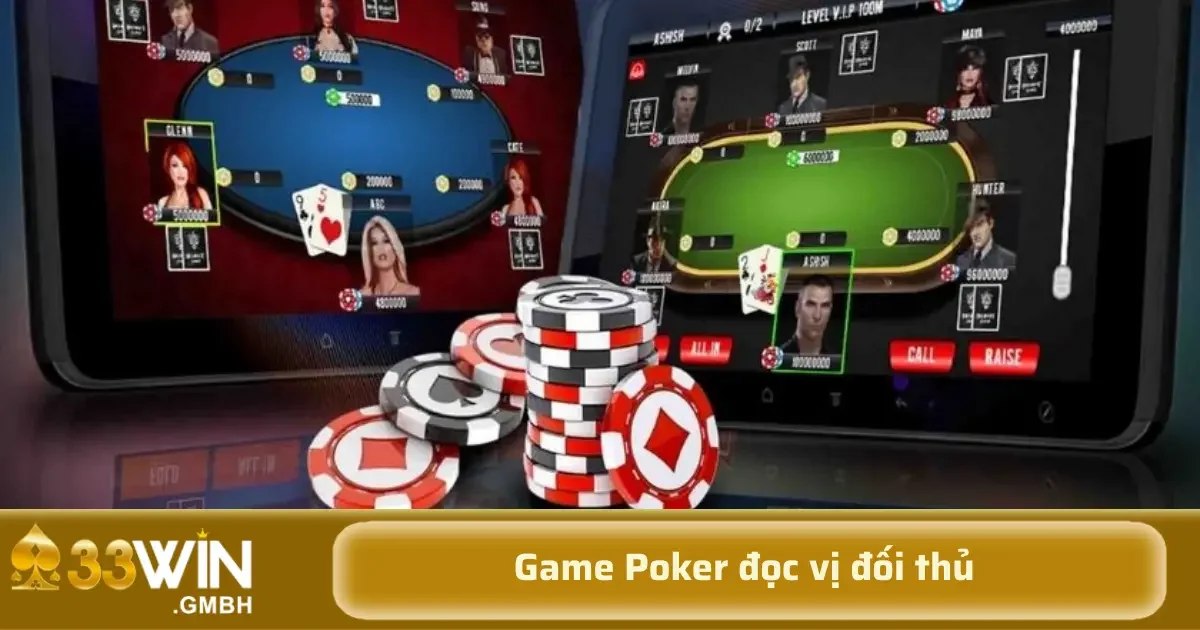 Game Poker 33Win – Chơi Trí Tuệ, Đọc Vị Đối Thủ, Ăn Tiền Cực Chất 4 Kỹ năng đọc vị và tự tin ở vòng này quyết định lớn đến khả năng chiến thắng. Cuộc chơi trở nên hấp dẫn hơn bao giờ hết khi các chiến thuật và tâm lý thể hiện rõ nét trong từng quyết định.