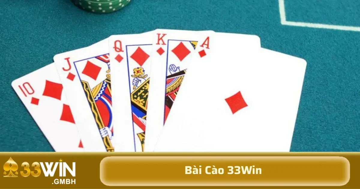 Bài Cào 33Win – Chơi 3 Lá, Lật Là Biết Ăn Thua 2 Bài Cào 33Win không quá phức tạp về luật lệ nhưng lại yêu cầu người chơi phải ghi nhớ các quy tắc tính điểm, cách lật bài và nhận biết chiến thuật dựa trên tình hình bài của mình cũng như đối thủ.