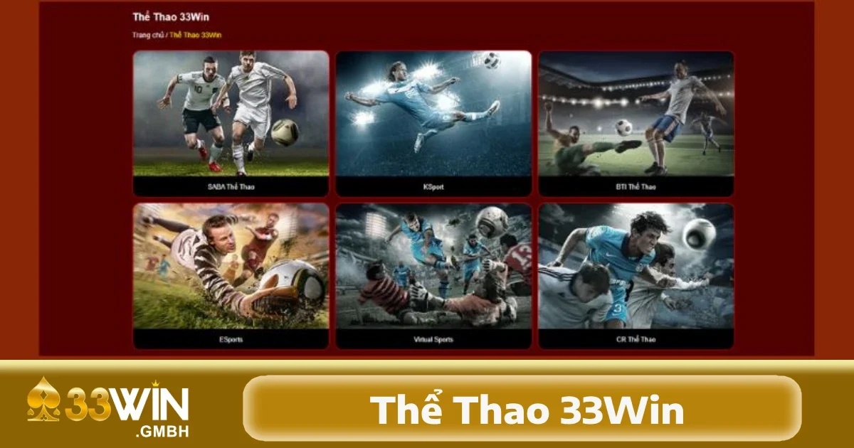 Thể thao 33Win 1 Khác biệt lớn nhất của Thể thao 33Win chính là sự đa dạng trong các môn thi đấu, hệ thống cược phong phú và cách chơi đơn giản